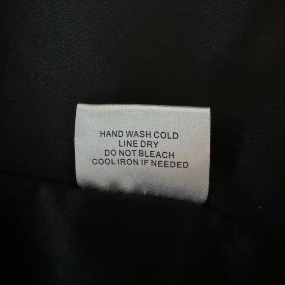 Evereve High Line Faux Vegan Leather Black Blazer Jacket Size Small - Picture 9 of 11